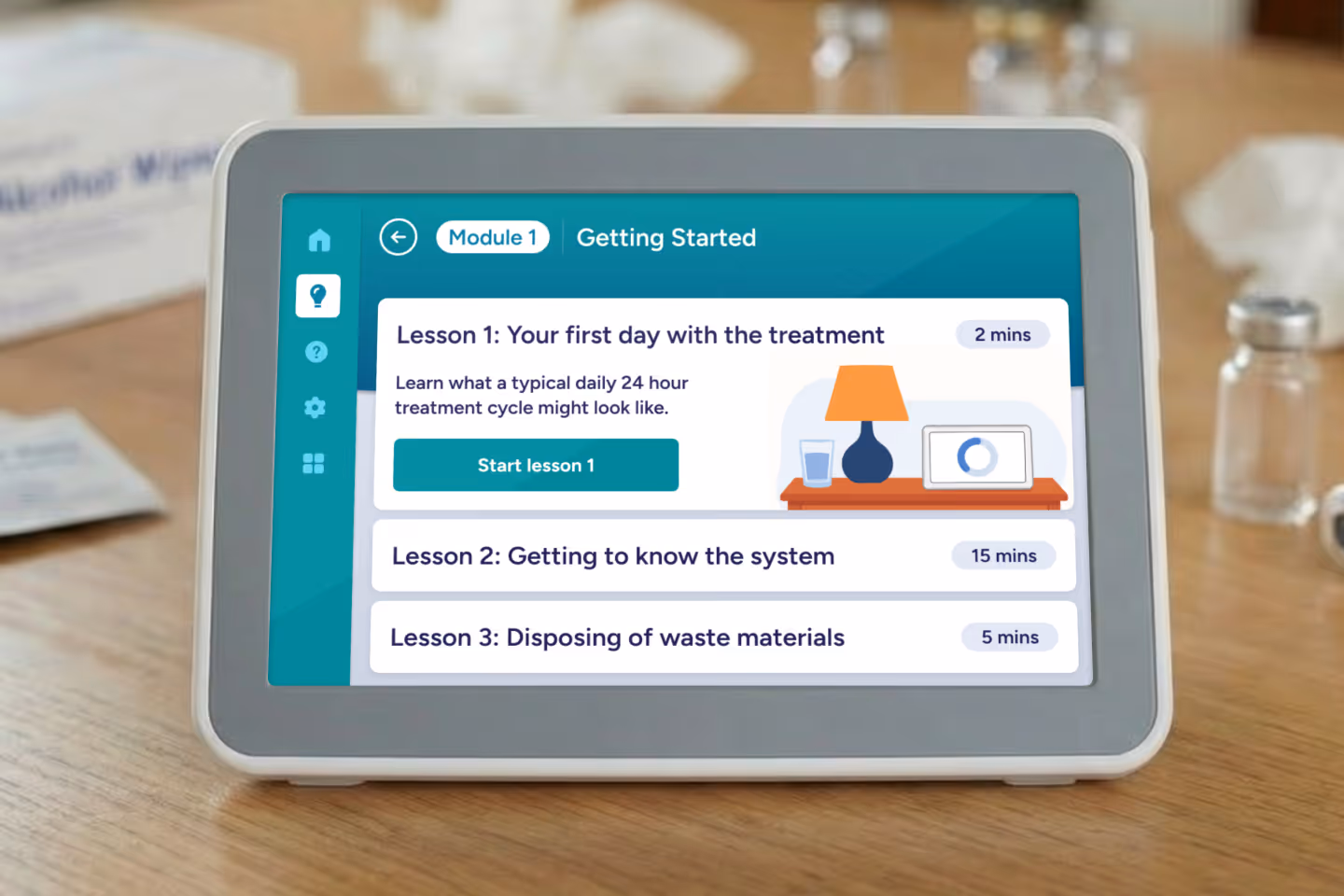 Reducing the cost of patient training by $5 million annually: The solution
